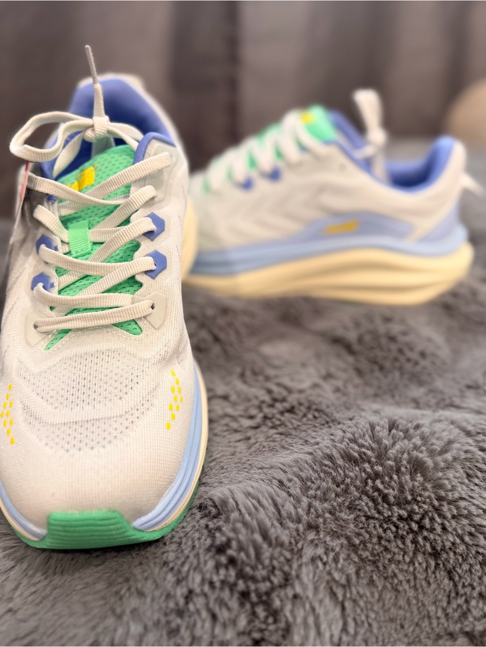 NEW   Light Blue and Cream Sneakers - Picture 2 of 5